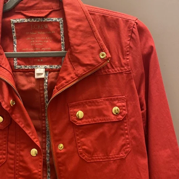 J crew red jacket - Picture 2 of 4